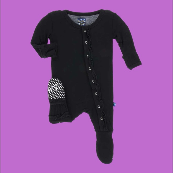 NWT Kickee Ruffle Footie - Picture 1 of 5